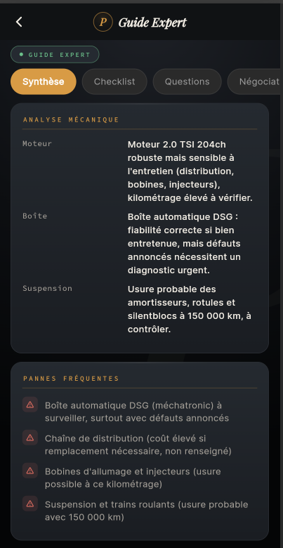 Guide expert
